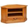vidaXL MeubleTVd'Angle Naturel 79 x 40 x 46 cm Bois de Mahogany Massif