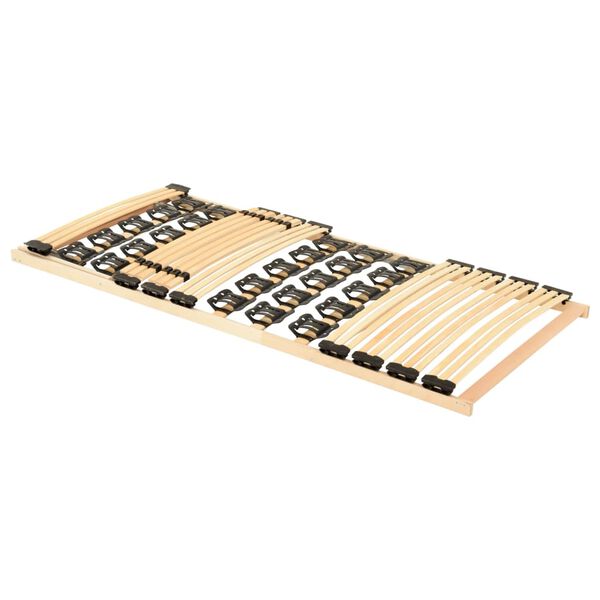 vidaXL Cadre de lit avec 38 lattes t&ecirc;te de lit r&eacute;glable 80x200 cm