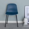 Venture Home Chaises &agrave; manger lot de 2 Arctic plastique noir et bleu