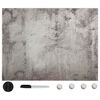 vidaXL Tableau noir magn&eacute;tique mural Verre 80x60 cm
