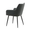Venture Home Chaises &agrave; manger lot de 2 Comfort aspect cuir noir