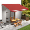 vidaXL Toile d'auvent Orange et marron 5x3 m