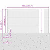vidaXL Cl&ocirc;ture avec poteau Vert 1,5 x 10 m Acier et PVC