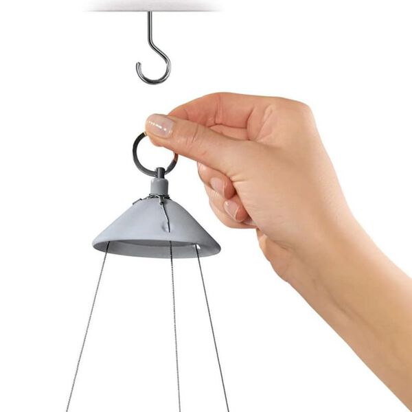LECHUZA Jardini&egrave;re suspendue NIDO Cottage 28 ALL-IN-ONE Blanc