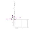 vidaXL Sommier &agrave; lattes de lit avec matelas Gris clair 200x200cm Tissu
