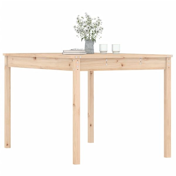 vidaXL Table de jardin 121x82,5x76 cm bois massif de pin