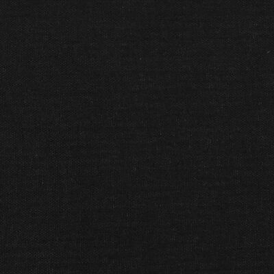 vidaXL Cadre de lit Noir 140x200 cm Tissu
