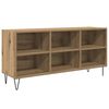 vidaXL Meuble TV 103,5 x 30 x 50 cm Ch&ecirc;ne artisanal Bois d'ing&eacute;nierie