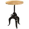 vidaXL Table de bar Bois de manguier massif 75x(76-110) cm