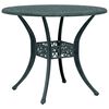 vidaXL Ensemble &agrave; manger de jardin 5 pcs vert aluminium coul&eacute;