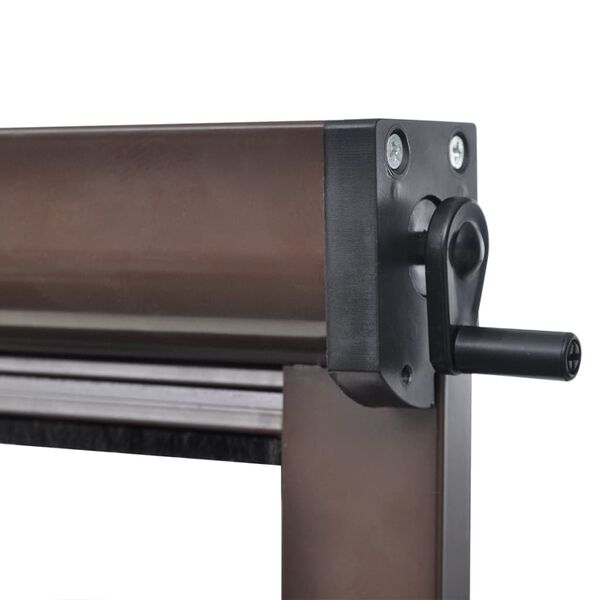Moutisquaire marron pour fen&ecirc;tres d&eacute;roulable vers le bas