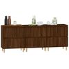 vidaXL Buffets 3 pcs ch&ecirc;ne marron 60x35x70 cm bois d'ing&eacute;nierie