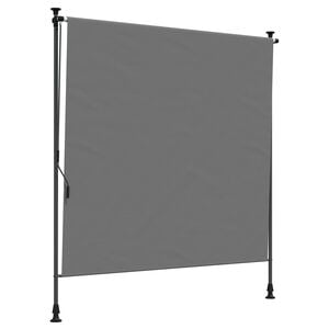 vidaXL Store Roulant Ext&eacute;rieur Gris clair 100 x 270 cm
