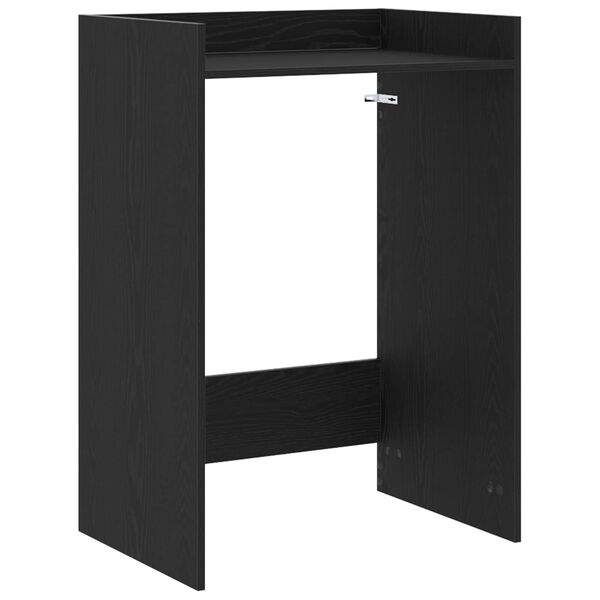 vidaXL Armoire pour machine &agrave; laver Ch&ecirc;ne noir 67,5 x 48 x 97 cm