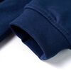 Robe sweatshirt pour enfants bleu marine 116