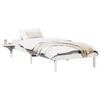 vidaXL Cadre de lit Blanc 90 x 200 cm Pin massif