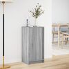 vidaXL Buffet avec LED sonoma gris 42,5x34x85 cm bois d'ing&eacute;nierie