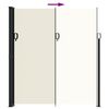 vidaXL Auvent lat&eacute;ral r&eacute;tractable cr&egrave;me 220x500 cm