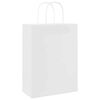 vidaXL Sacs en papier 250 pcs avec poign&eacute;es bleu 26x12x35 cm