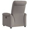 vidaXL Fauteuil inclinable Taupe Tissu