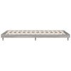 vidaXL Cadre de lit sans matelas sonoma gris 100x200 cm