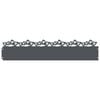 vidaXL Bordures de pelouse 30 pc 103 x 0,05 x 22 cm Acier Anthracite