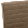 vidaXL Chaises &agrave; manger lot de 2 marron tissu