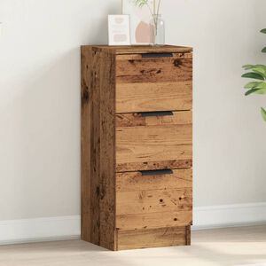 vidaXL Buffet vieux bois 30x30x70 cm bois d'ing&eacute;nierie