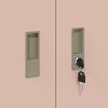vidaXL Armoire de rangement Rose 80 x 40 x 70 cm Acier