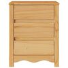 vidaXL Cabinet de chevet avec tiroir Drammen Chêne 45 x 35 x 56 cm