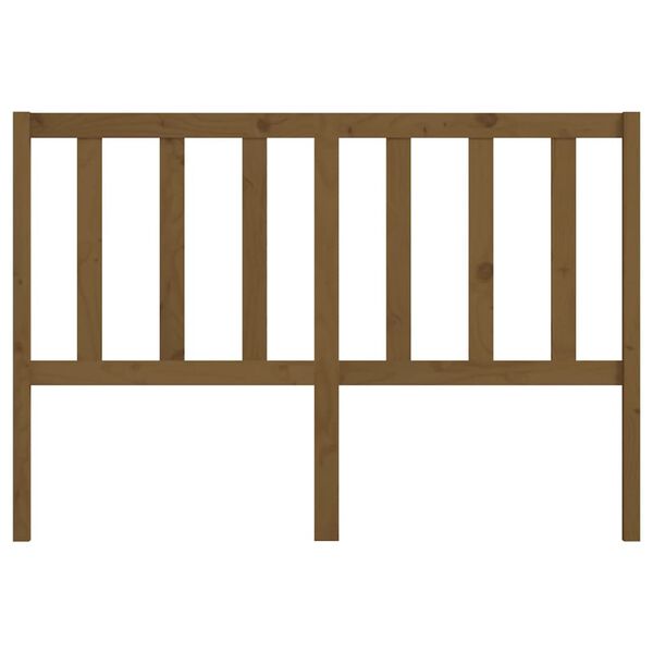 vidaXL T&ecirc;te de lit Marron miel 166x4x100 cm Bois massif de pin