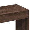 vidaXL Buffet haut ch&ecirc;ne marron 92x33x180 cm bois d'ing&eacute;nierie