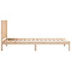 vidaXL Cadre de lit extra long sans matelas 100x220 cm bois massif