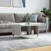 vidaXL Table basse Sonoma gris 60x50x36,5 cm Bois d'ing&eacute;nierie