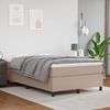 vidaXL Cadre de lit cappuccino 120x200 cm similicuir