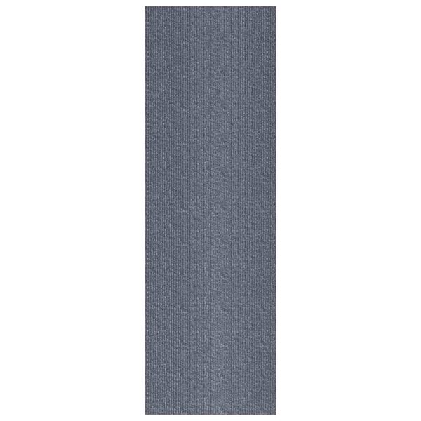 vidaXL Tapis Couloir Gris clair 100 x 250 cm tissu
