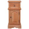 vidaXL Table de chevet bois d'acajou massif