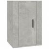 vidaXL Meubles TV muraux 2 pcs Gris b&eacute;ton 40x34,5x60 cm