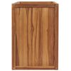 vidaXL Lit sur&eacute;lev&eacute; 100x50x70 cm Bois de teck solide