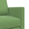 vidaXL Canap&eacute;-Lit Vert clair 204 x 122 x 60 cm Velours