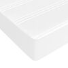 vidaXL Sommier &agrave; lattes de lit avec matelas Blanc 80x200 cm Similicuir