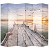 vidaXL Cloison de s&eacute;paration pliable 228 x 170 cm Lac