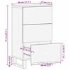 vidaXL Buffet Marron 40 x 33 x 75 cm bois de manguier massif