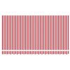 vidaXL Toile de rechange pour auvent Rouge et Blanc 380 x 195 cm