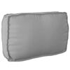 vidaXL Ensemble de Canap&eacute;s Gris 133 x 92 x 69 cm Bois d'Acacia Massif