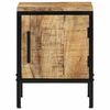 vidaXL Cabinet de chevet 2 pcs Marron et Noir 30 x 30 x 40 cm