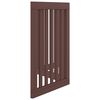 vidaXL Barri&egrave;re pour chien pliable 3 panneaux 150 cm bois de peuplier