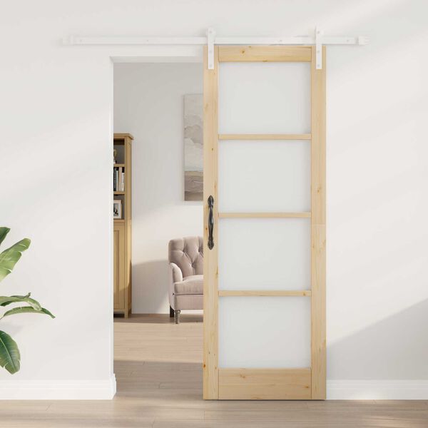 vidaXL Porte coulissante ORKDAL Naturel 73,5 x 211 cm