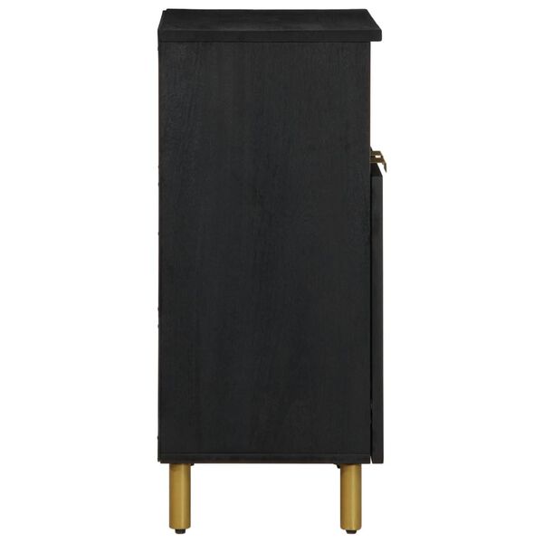 vidaXL Buffet noir 60x33x75 cm bois d'ingénierie