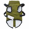 vidaXL Manteau pour chien Vert arm&eacute;e L36 Fleece et Polyester
